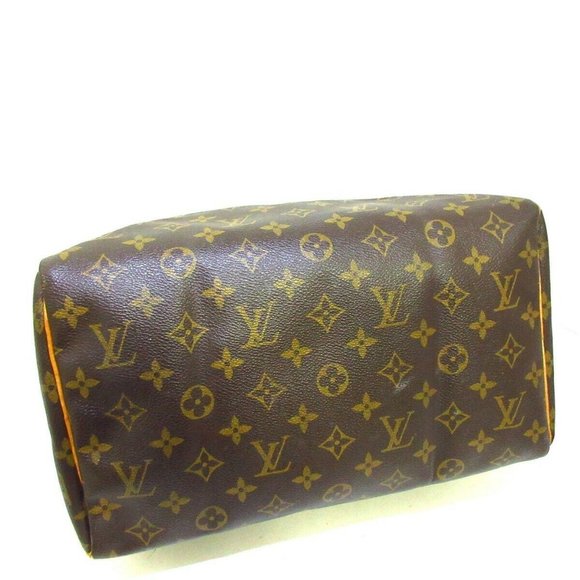 Auth Louis Vuitton Speedy 30 Satchel #32204L26B - Picture 5 of 13